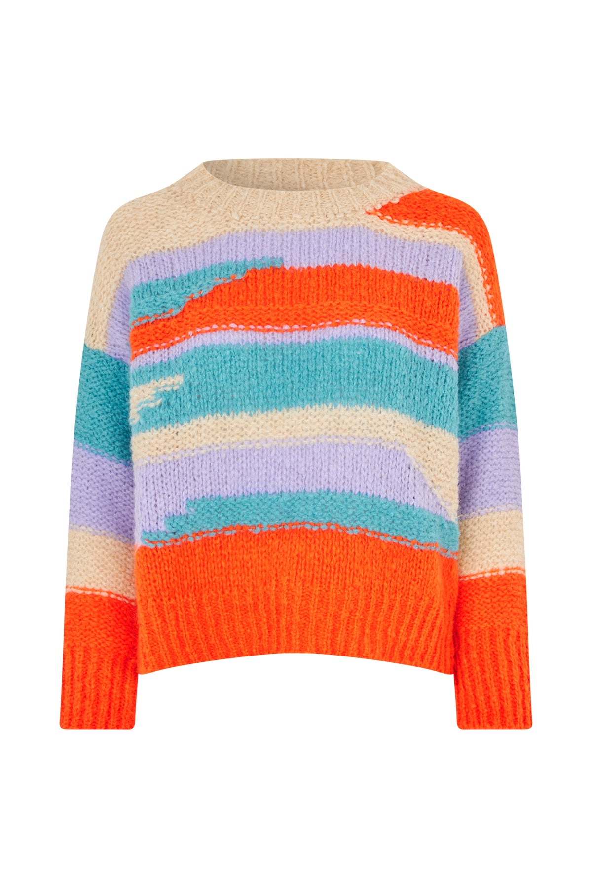Lollys Laundry MaximaLL Strik Jumper Jumper Rød