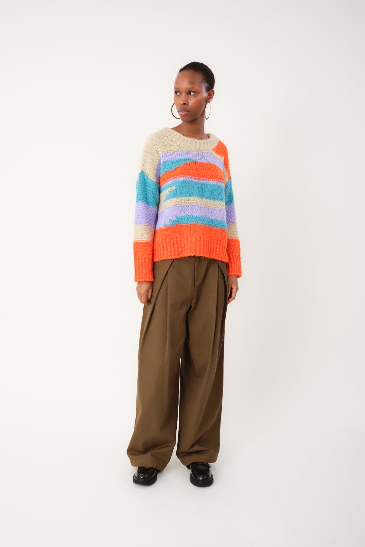 Lollys Laundry MaximaLL Strik Jumper Jumper Rød