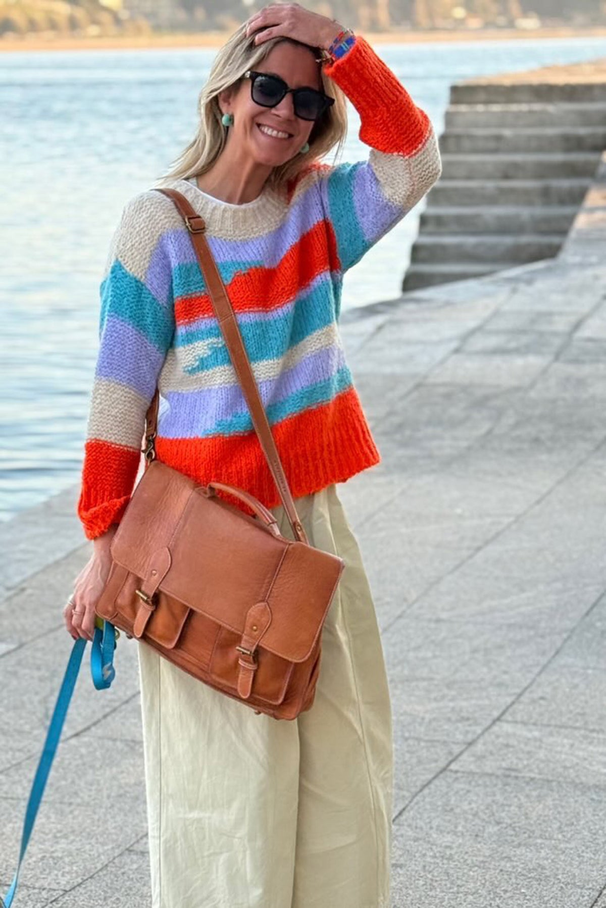 Lollys Laundry MaximaLL Strik Jumper Jumper Rød