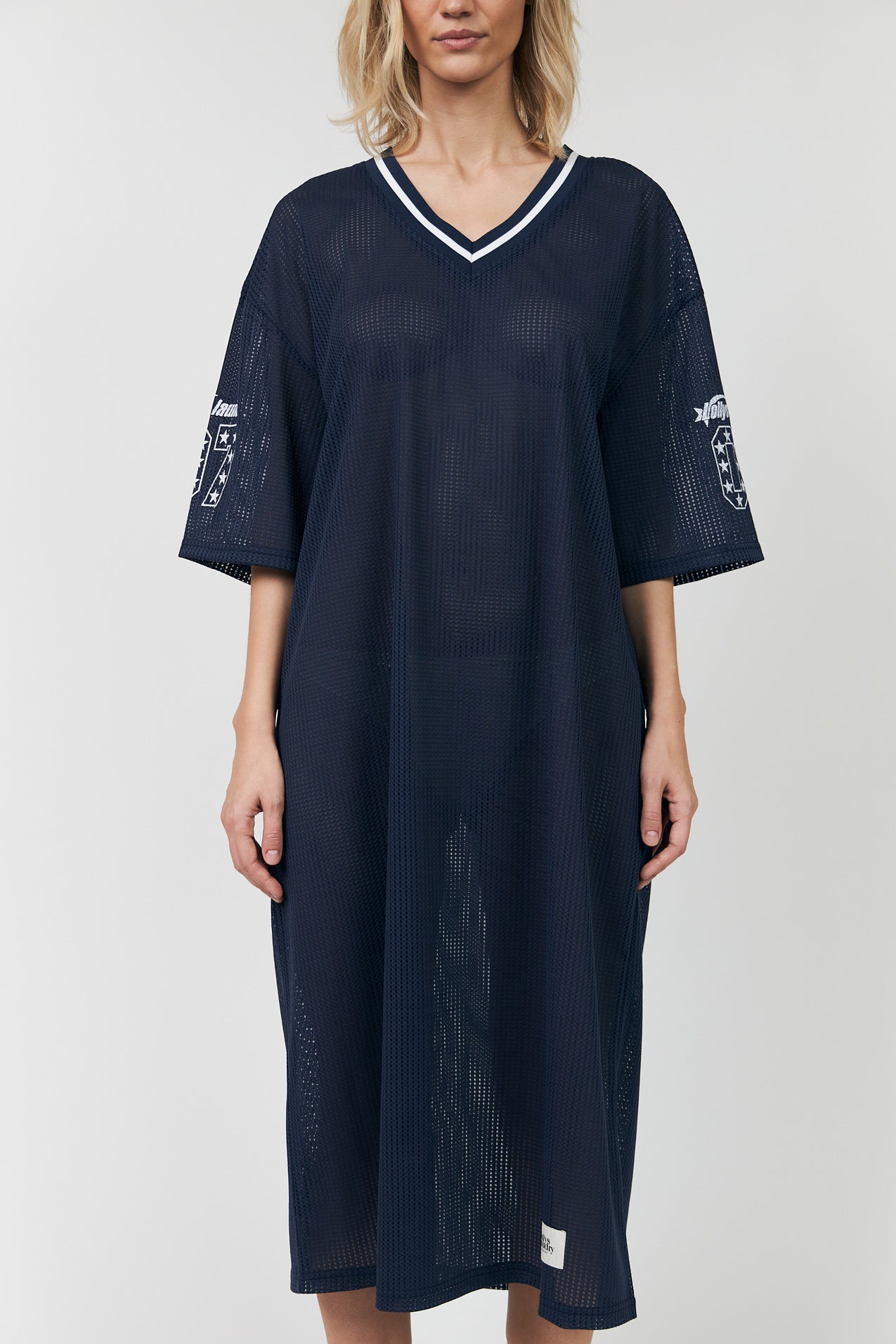 MillaLL sporty mesh Kjole - Dark Blue