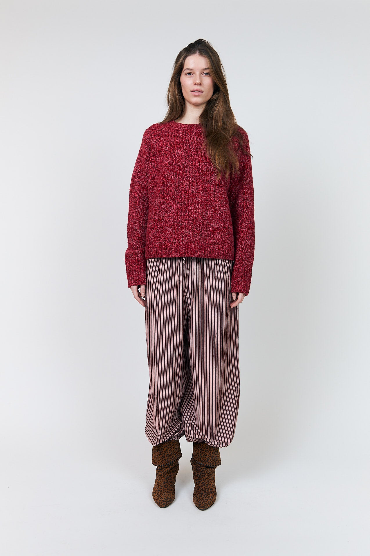Lollys Laundry MinaLL Striktrøje Jumper Pink