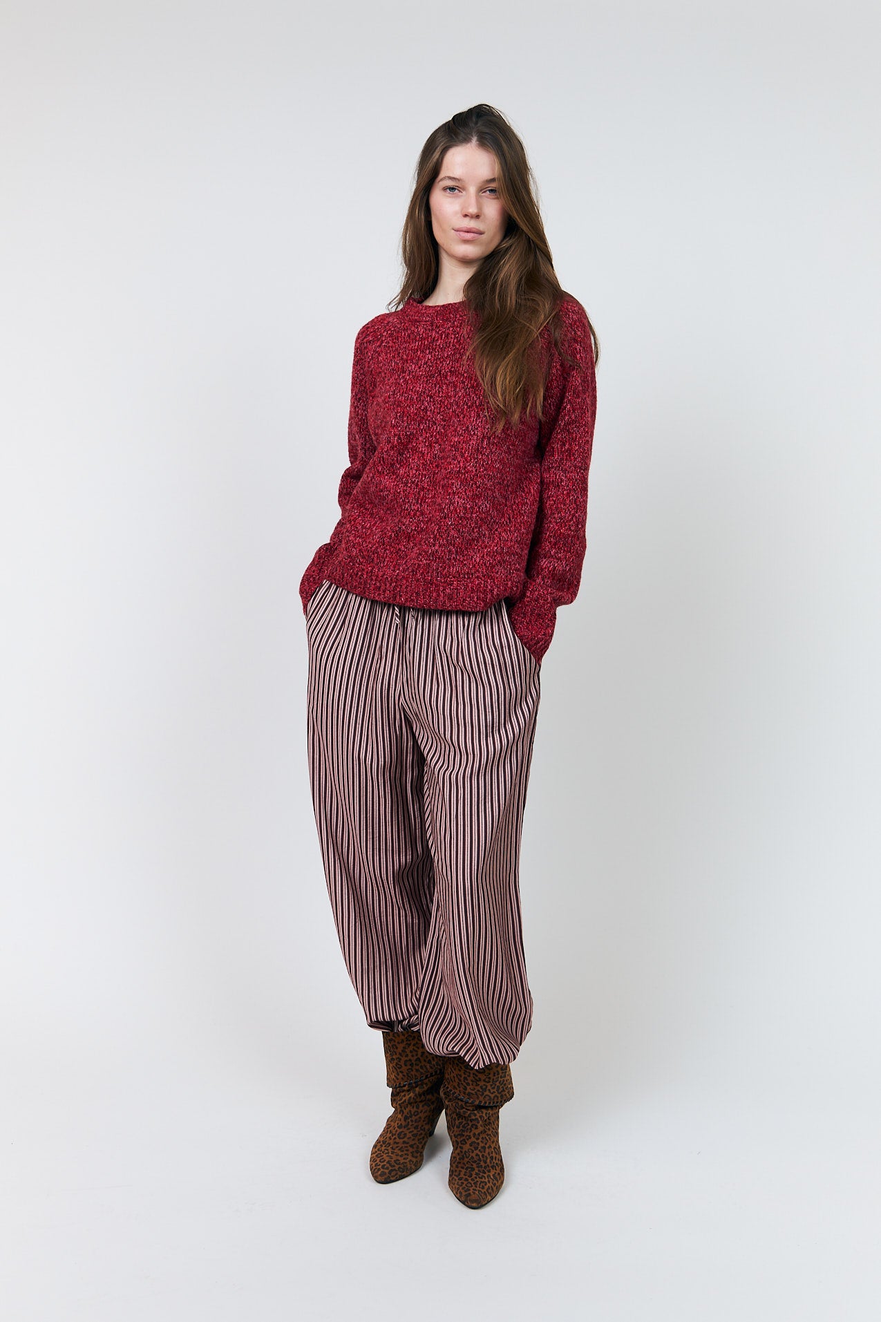Lollys Laundry MinaLL Striktrøje Jumper Pink