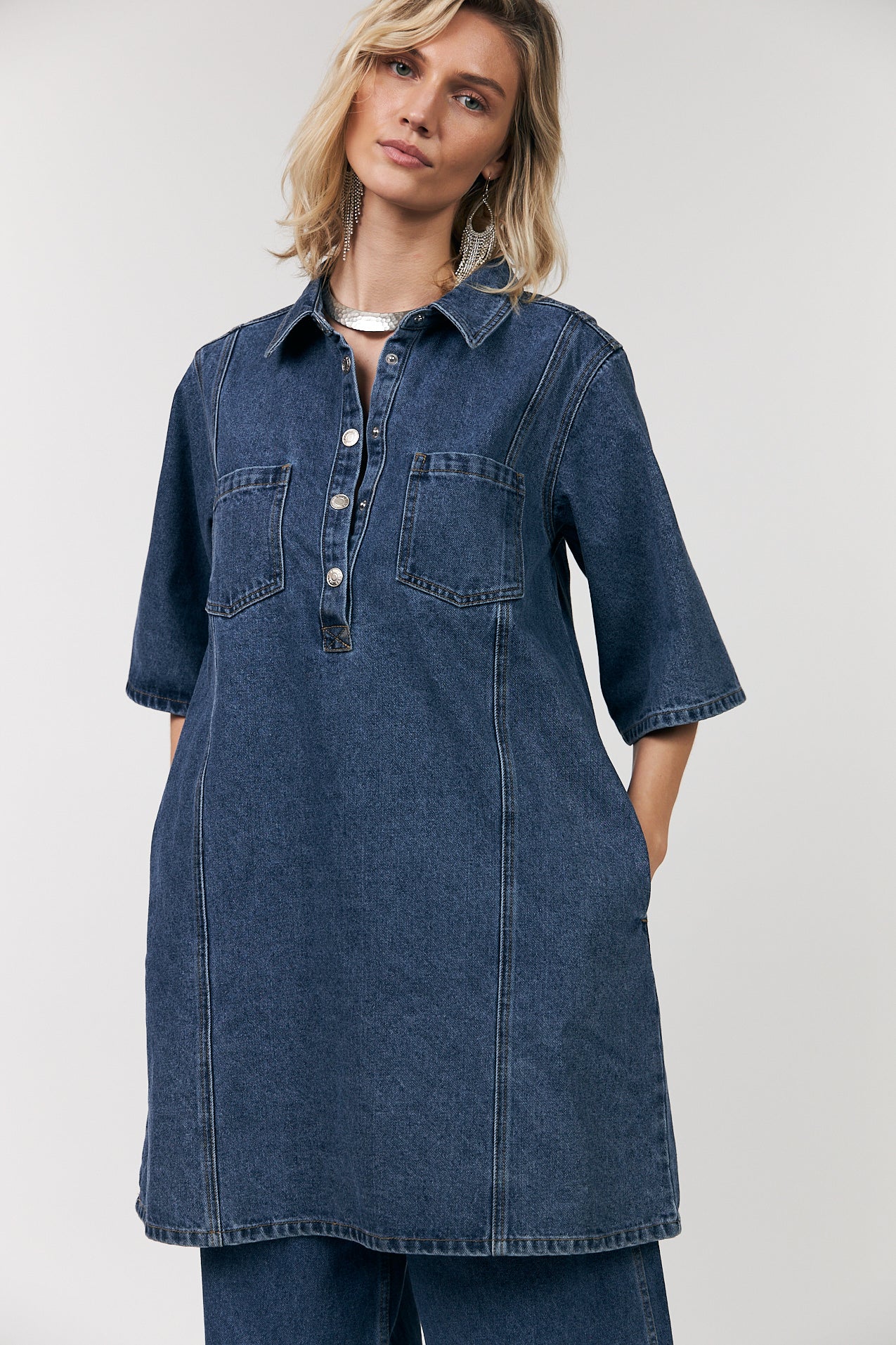 MolaLL Denimkjole - Blue