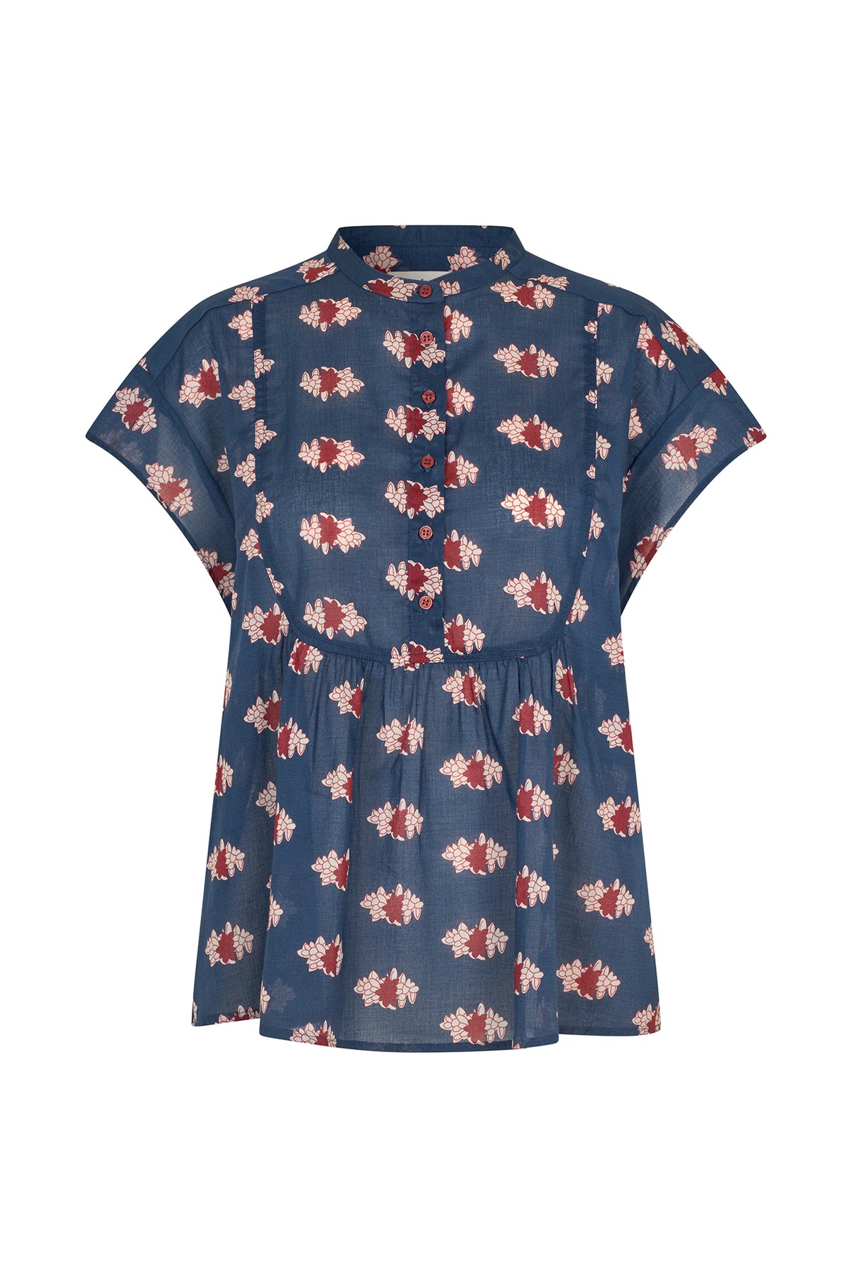 Lollys Laundry MollyLL Bluse Blouse Mørkeblå