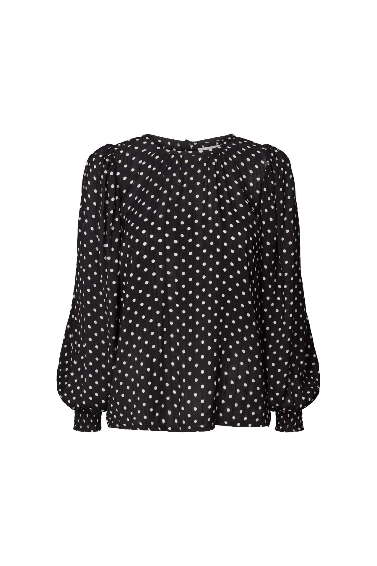 Lollys Laundry Monica Blouse Shirt 76 Dot Print