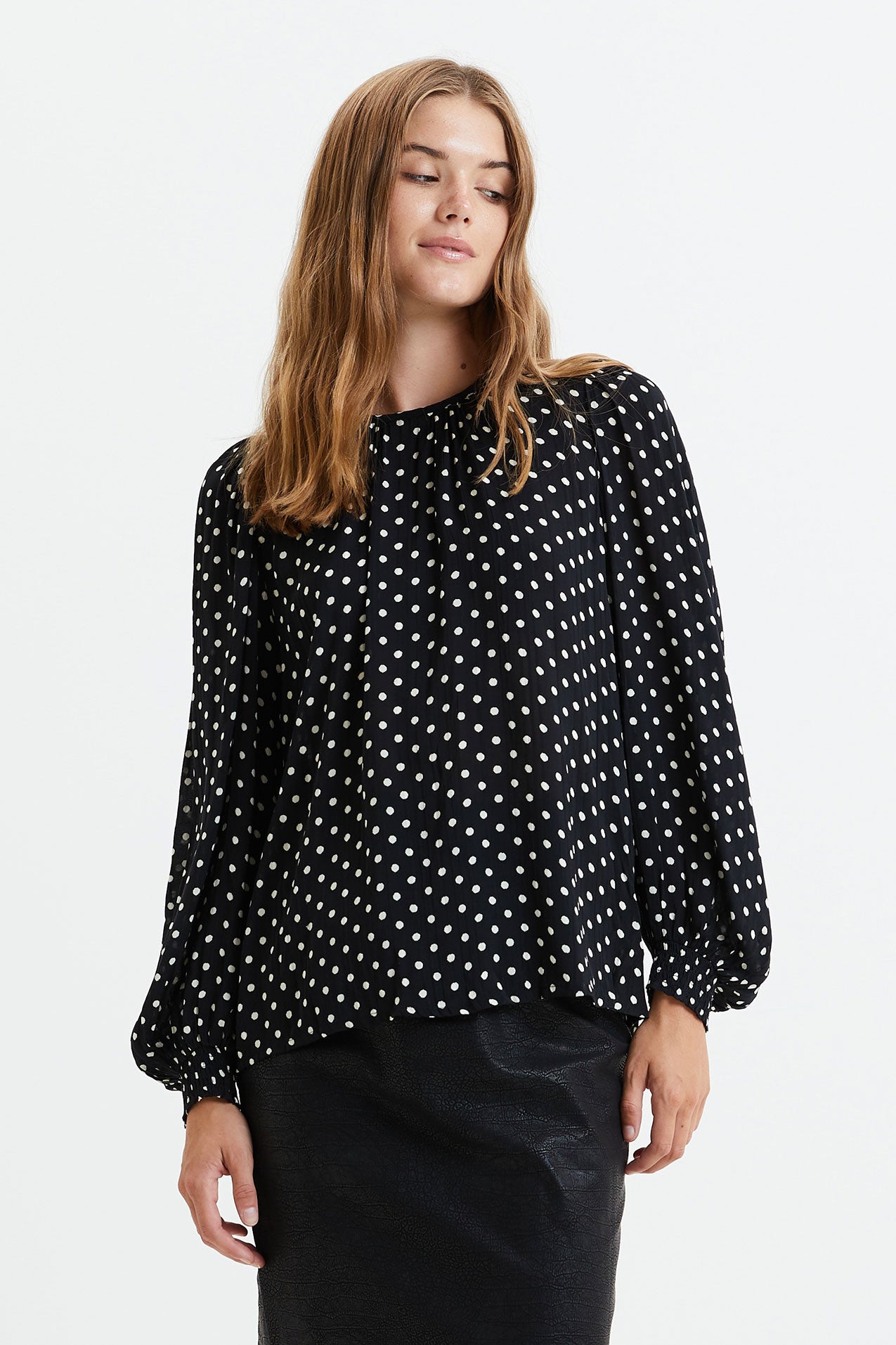 Lollys Laundry Monica Blouse Shirt 76 Dot Print