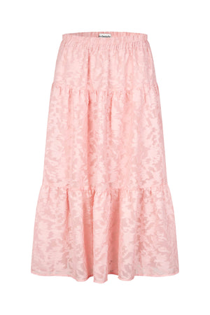 Lollys Laundry MorningLL Midi Nederdel Skirt 84 Light Pink