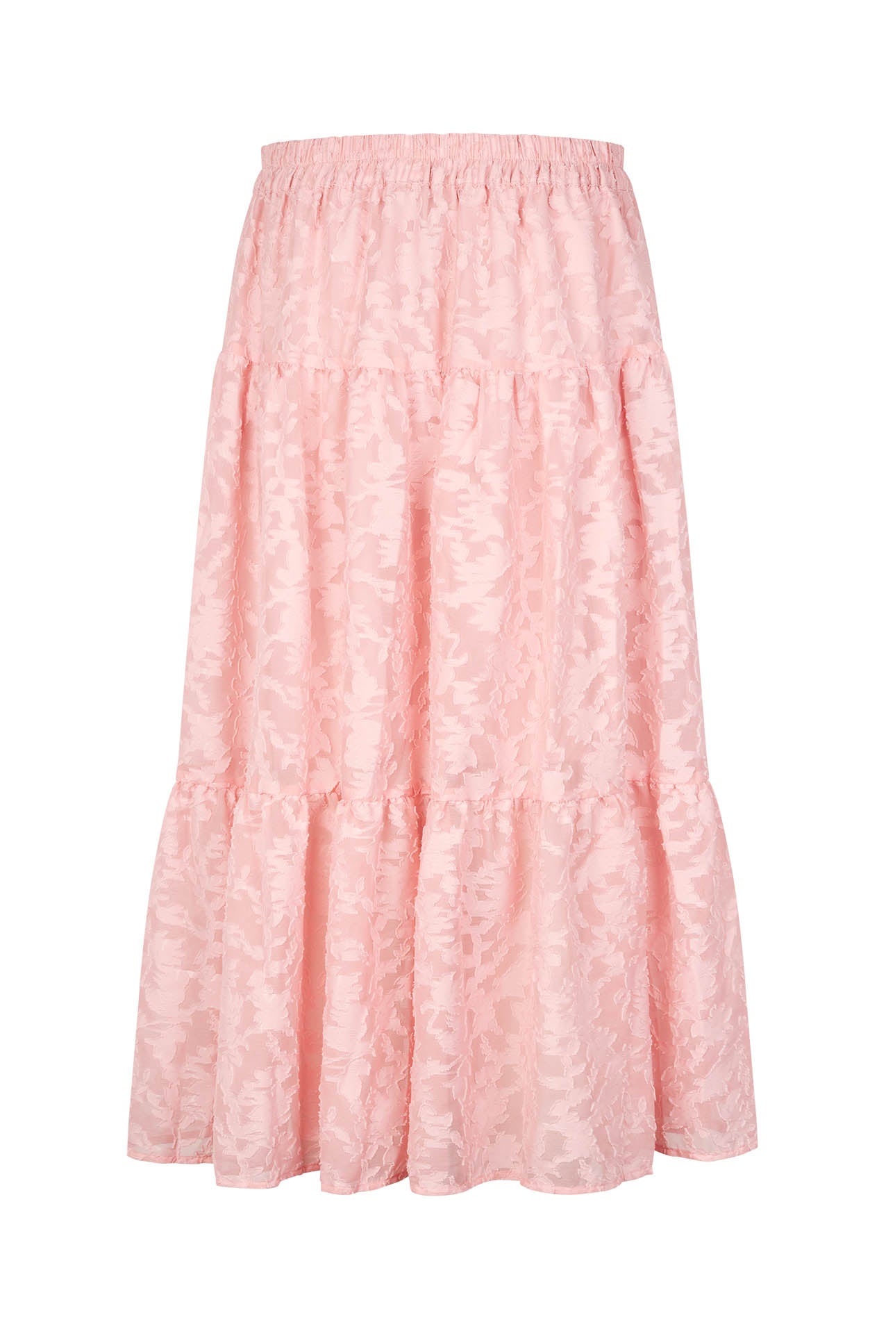 Lollys Laundry MorningLL Midi Nederdel Skirt 84 Light Pink