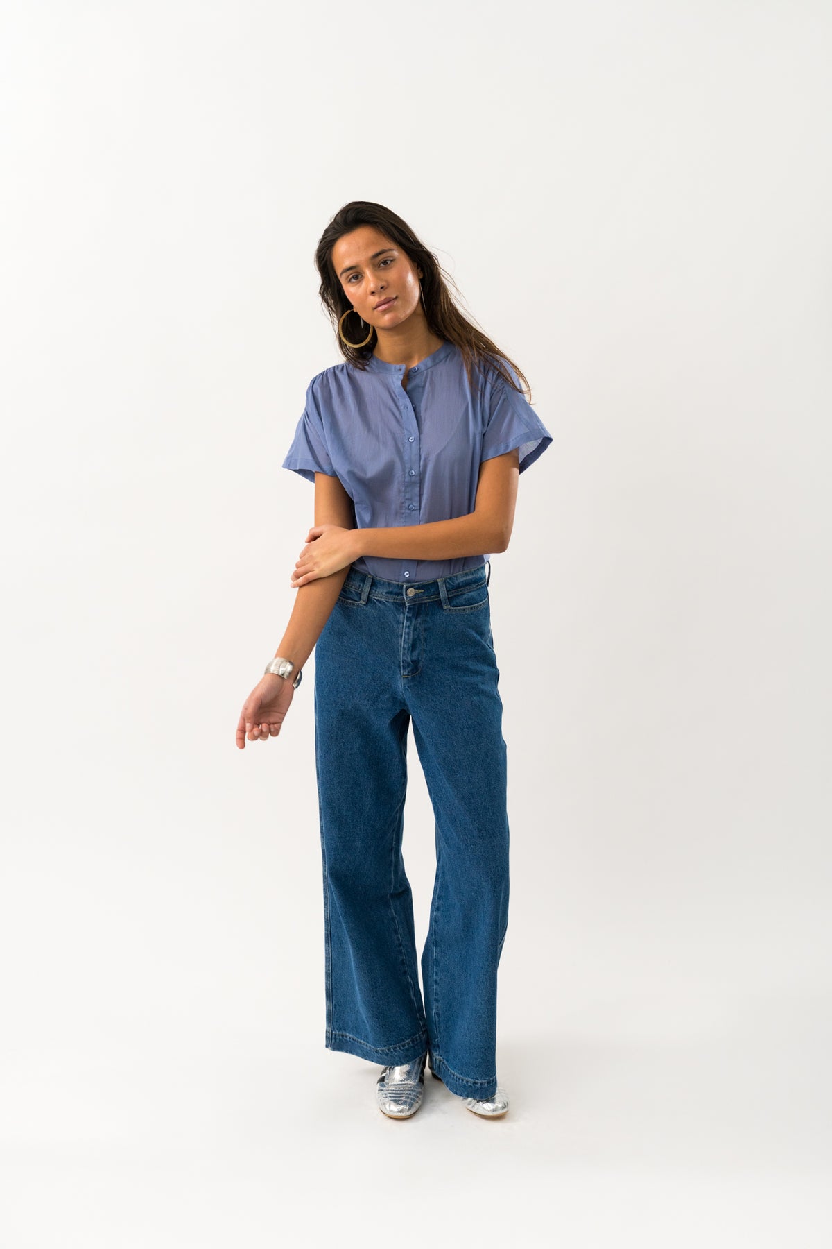 Lollys Laundry MyaLL Skjorte Shirt Blå