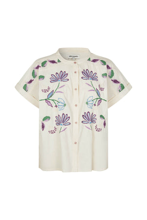 Lollys Laundry MyaLL Skjorte Shirt 02 02 Creme