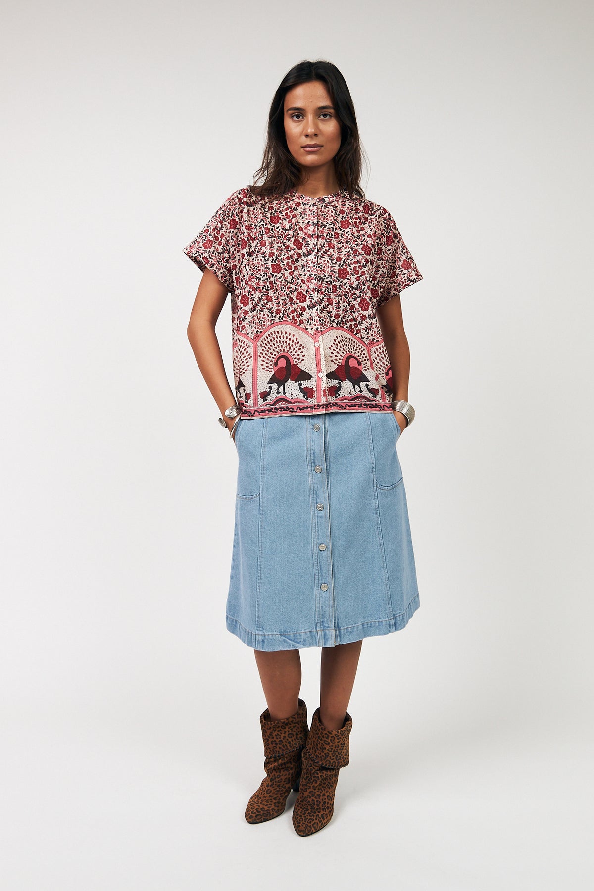Lollys Laundry MyaLL Skjorte Shirt Rød