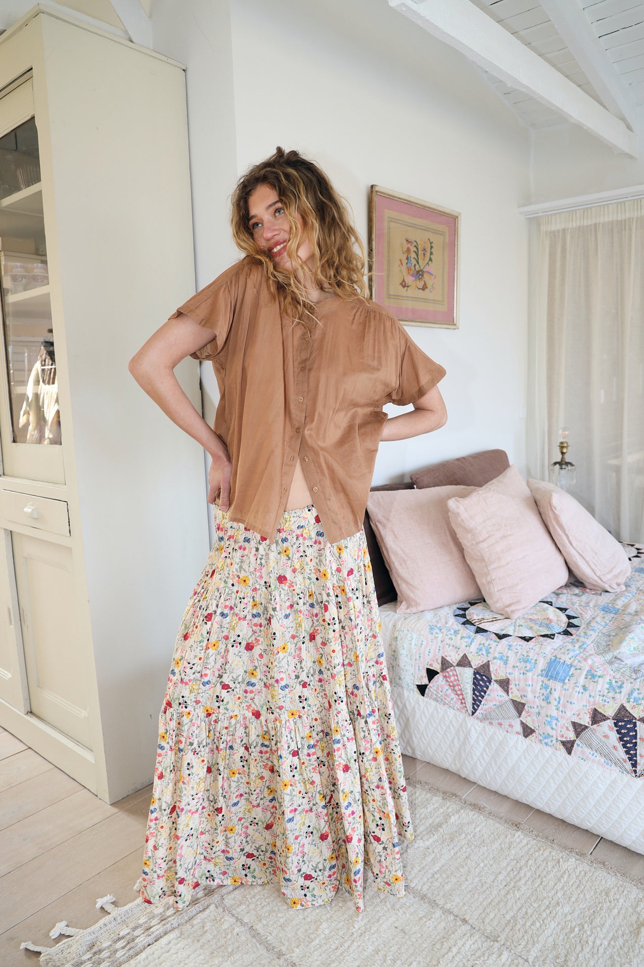 MyaLL Skjorte - Camelbrun