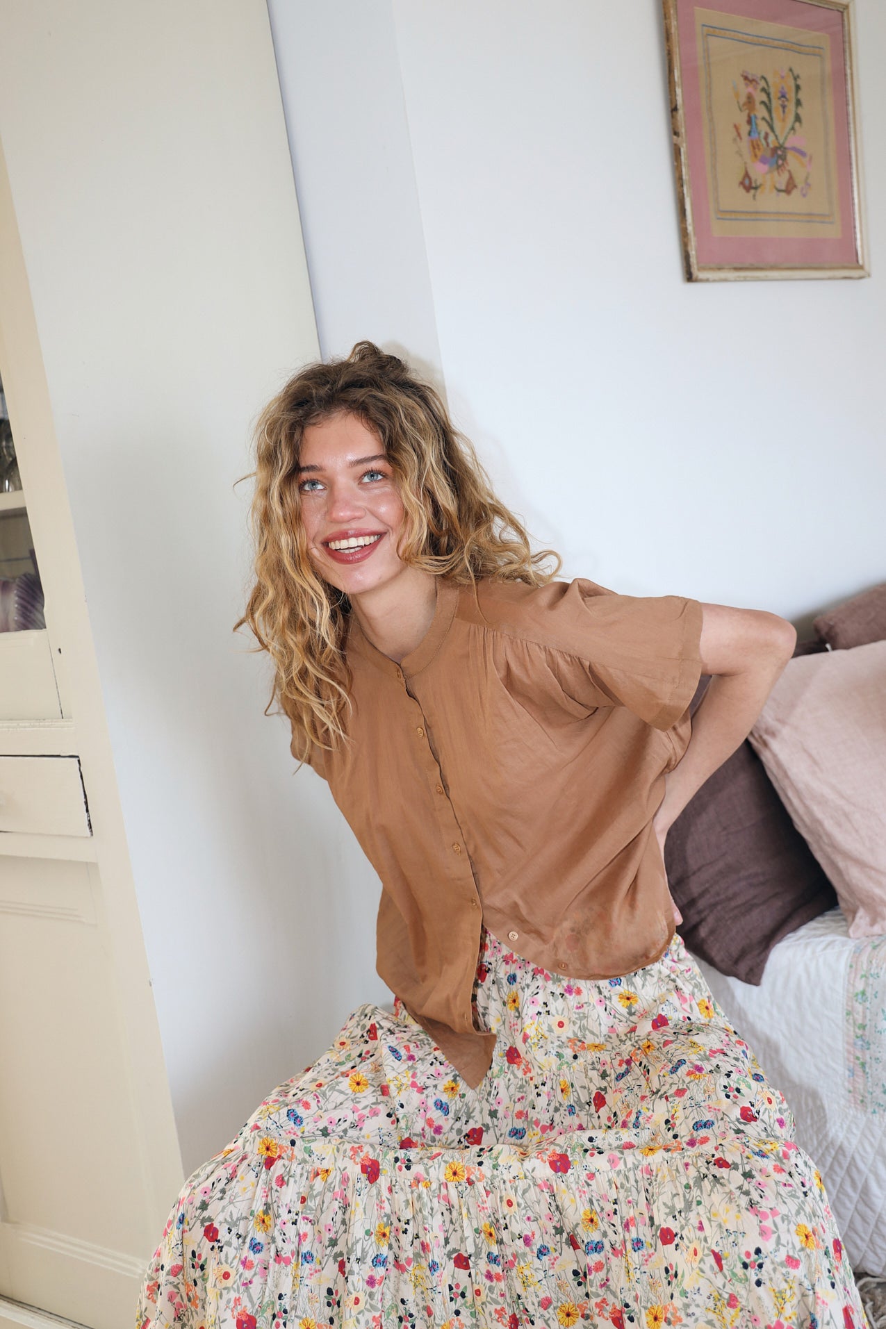 MyaLL Skjorte - Camelbrun