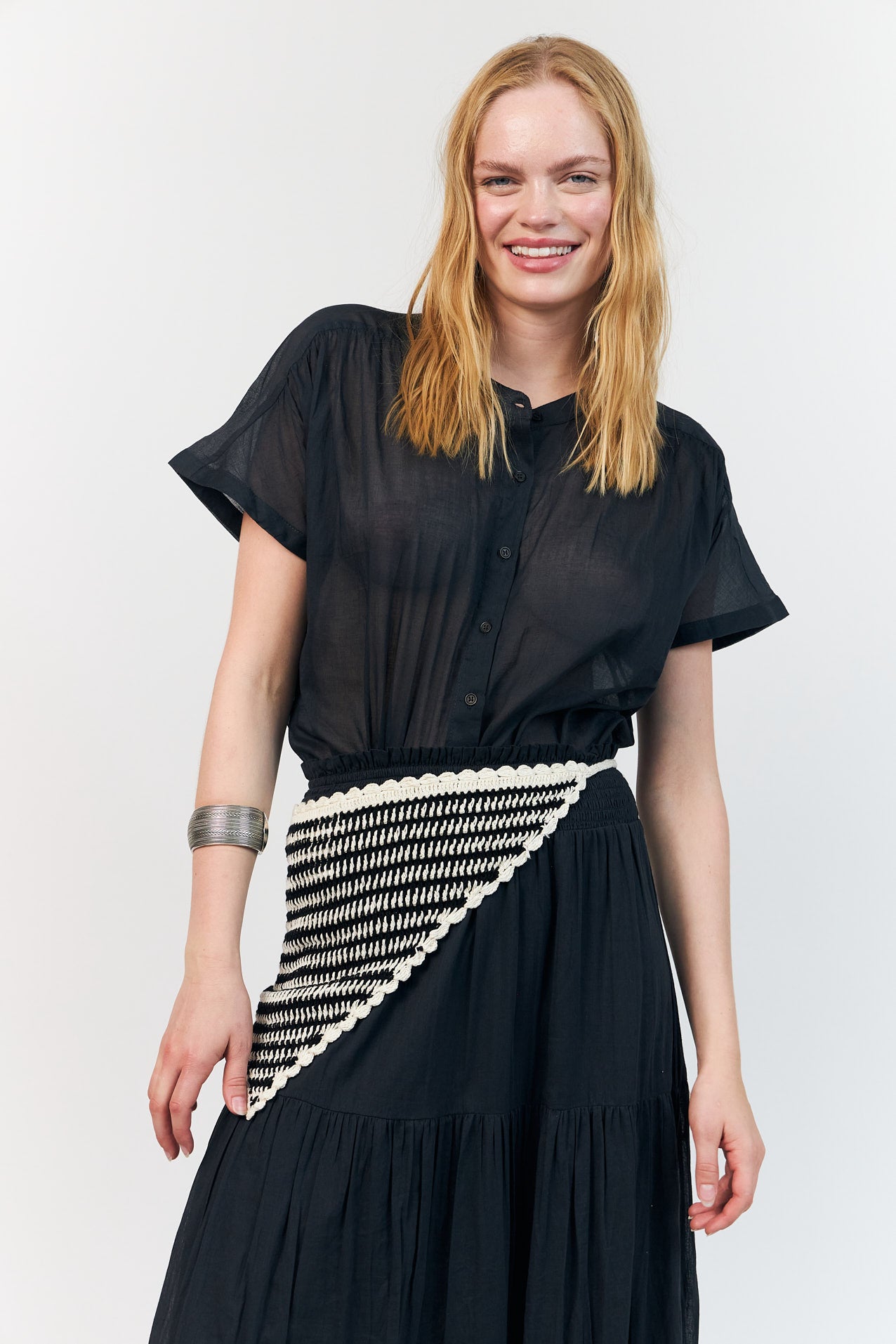 MyaLL Skjorte - Vasket sort