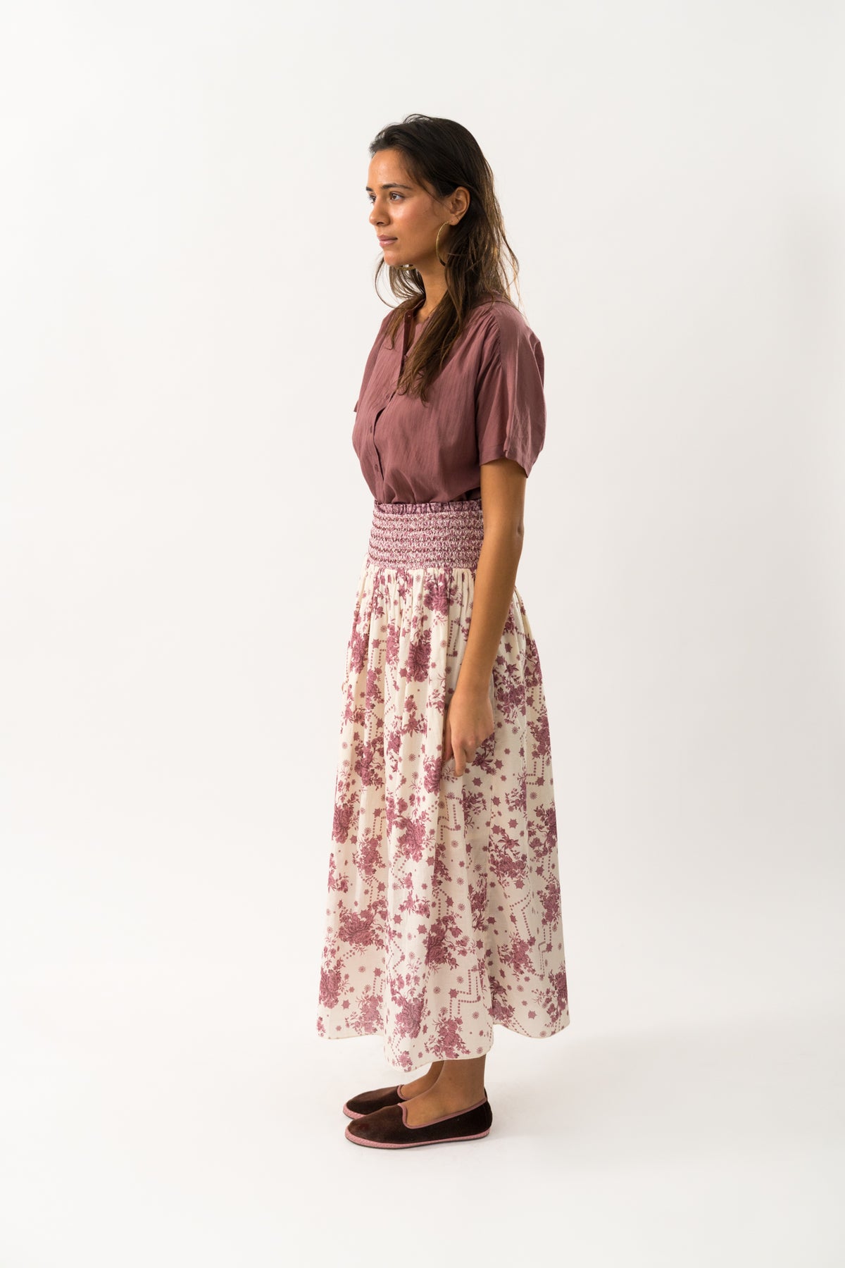 Lollys Laundry MyraLL Maxi Nederdel Skirt Blomsterprint