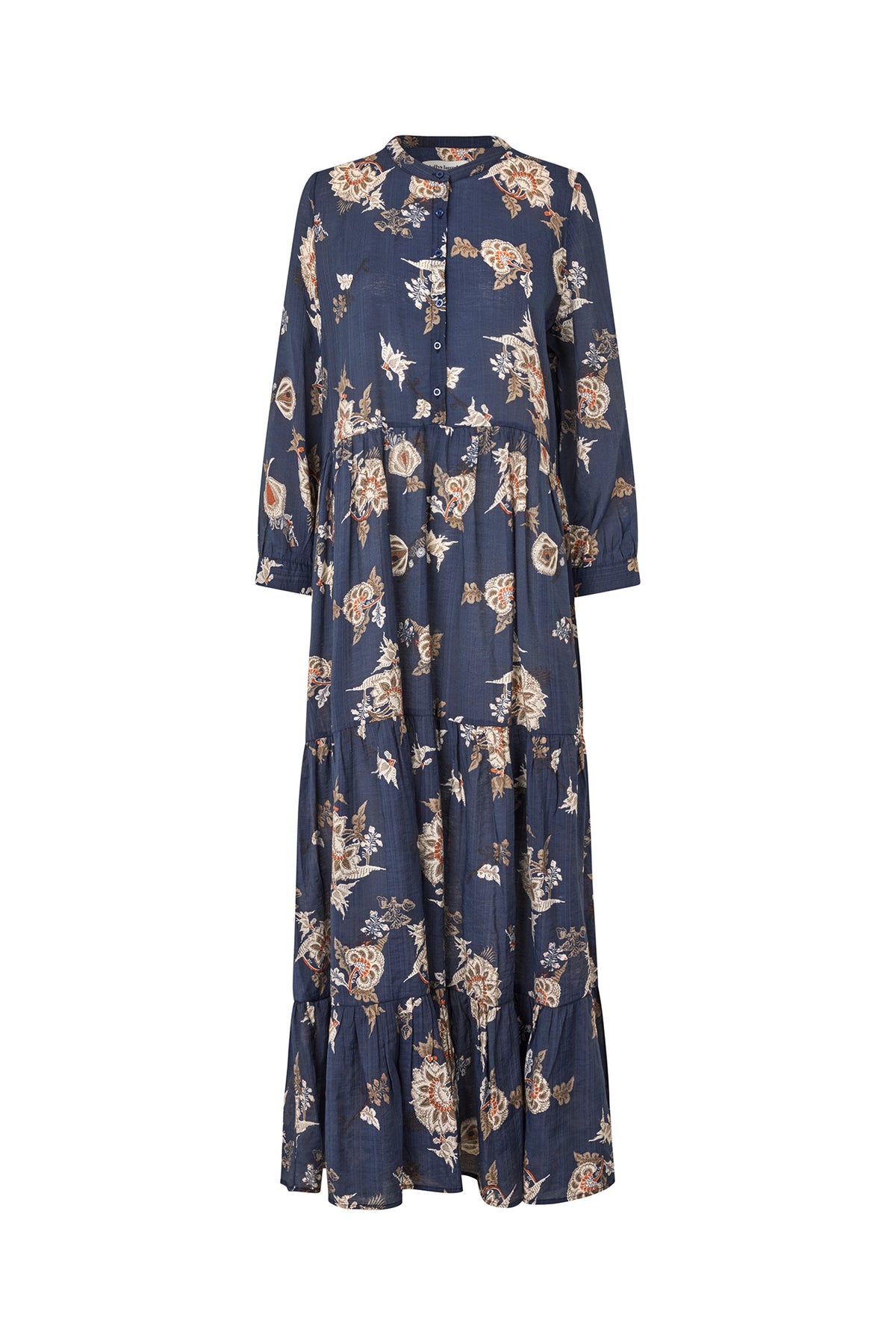 Lollys Laundry NeeLL Maxi Dress LS Dress Mørkeblå