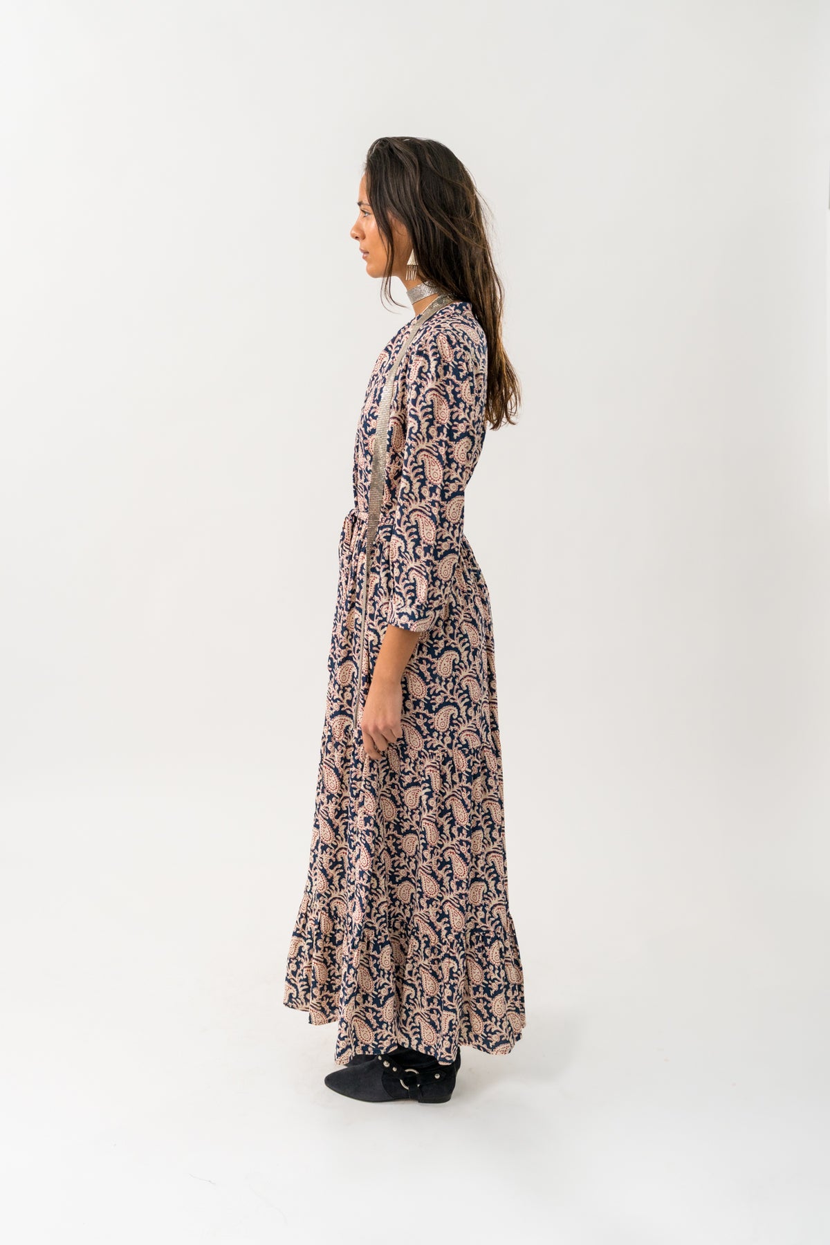 Lollys Laundry NeeLL Maxi Kjole Dress Grafisk print