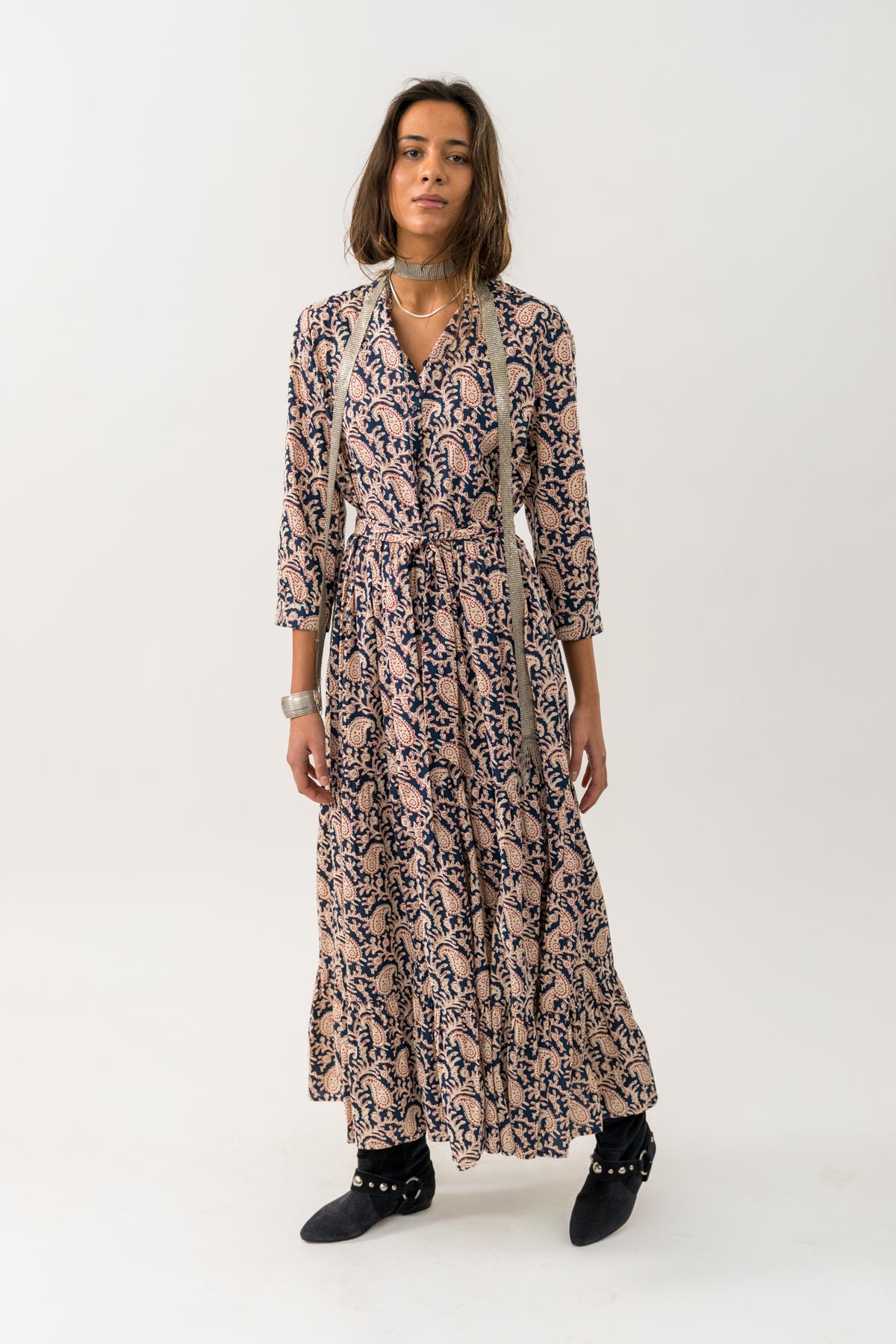 Lollys Laundry NeeLL Maxi Kjole Dress Grafisk print