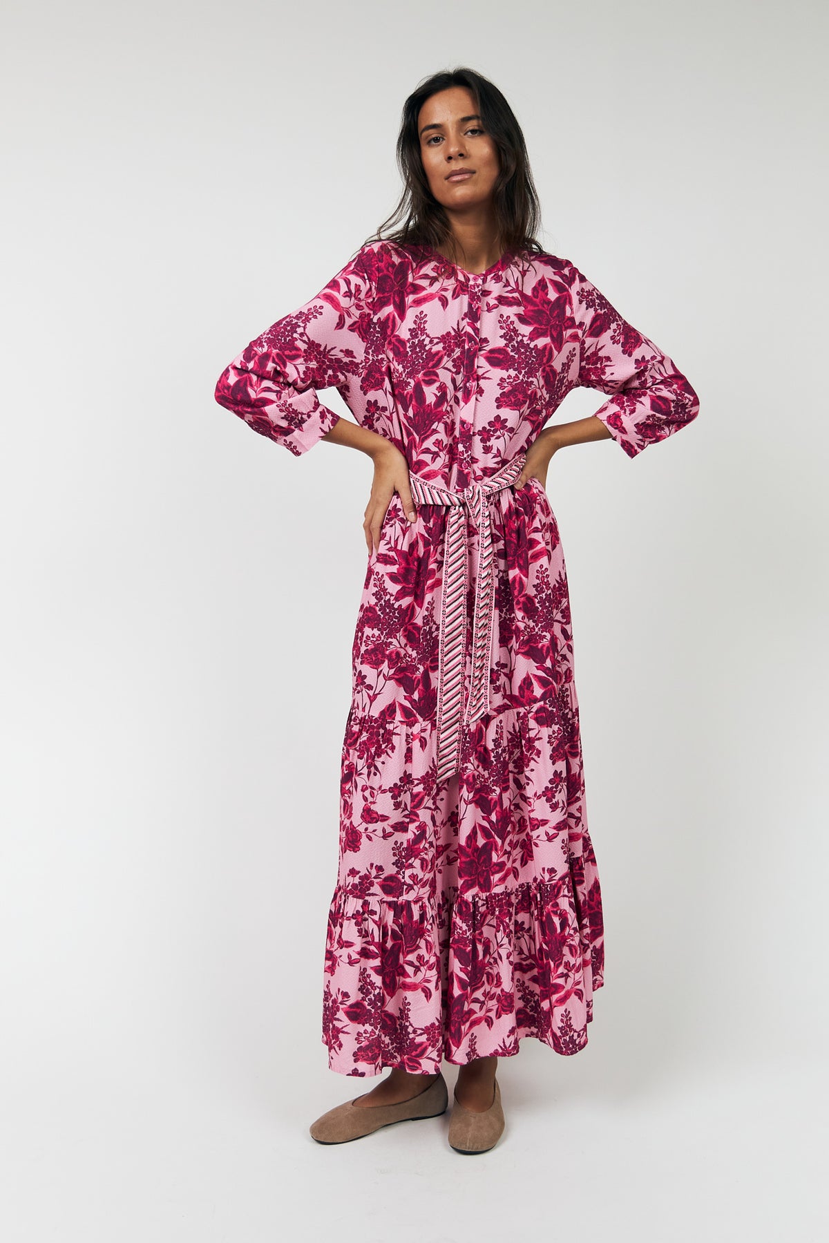 Lollys Laundry NeeLL Maxi Kjole Dress Pink