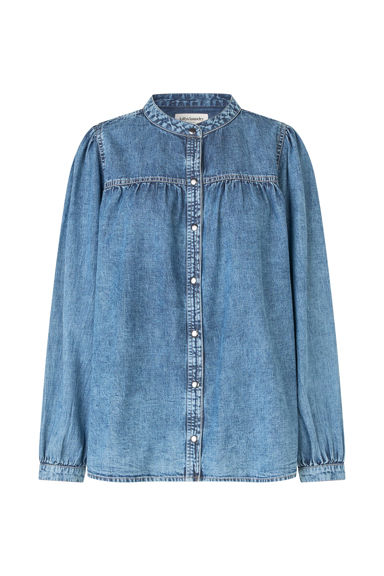 Lollys Laundry NickyLL Skjorte Shirt 100 Washed Denim