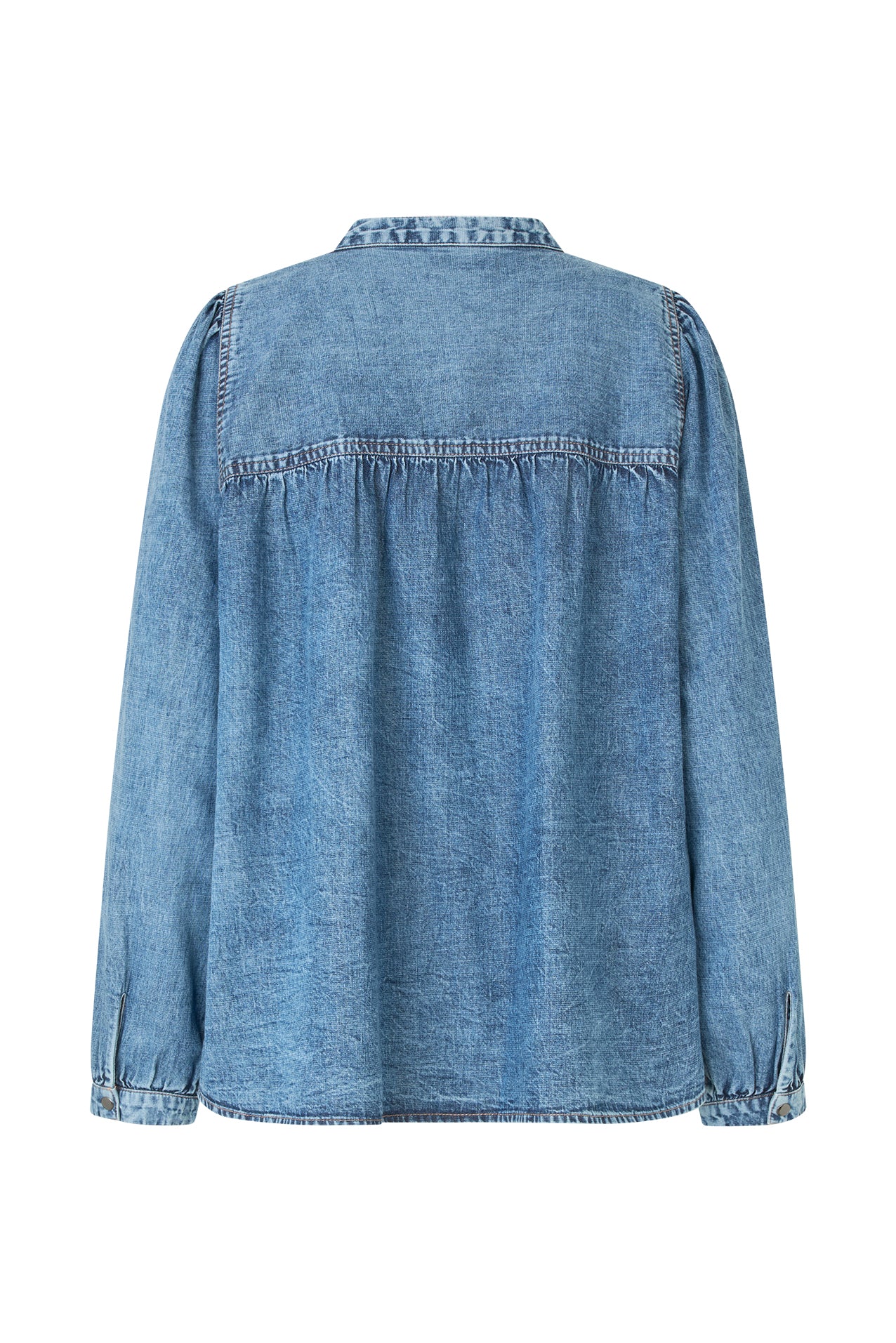 Lollys Laundry NickyLL Skjorte Shirt 100 Washed Denim