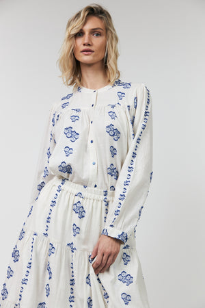 Lollys Laundry NickyLL Skjorte Shirt 02 Creme