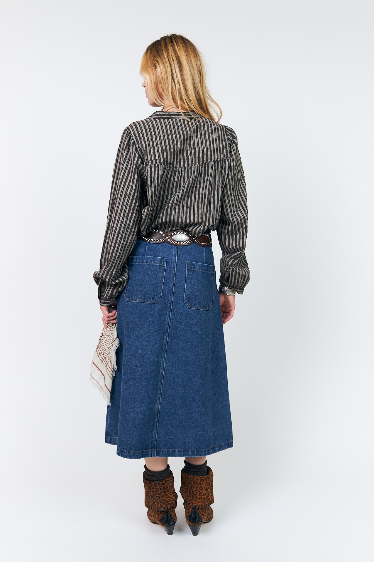 Lollys Laundry NickyLL Skjorte Shirt Mørkebrun