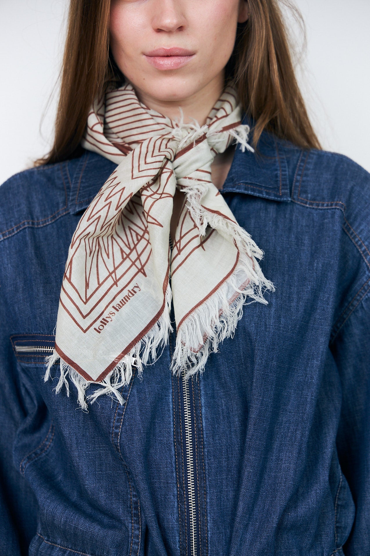 Lollys Laundry NoorLL Tørklæde scarf Brun