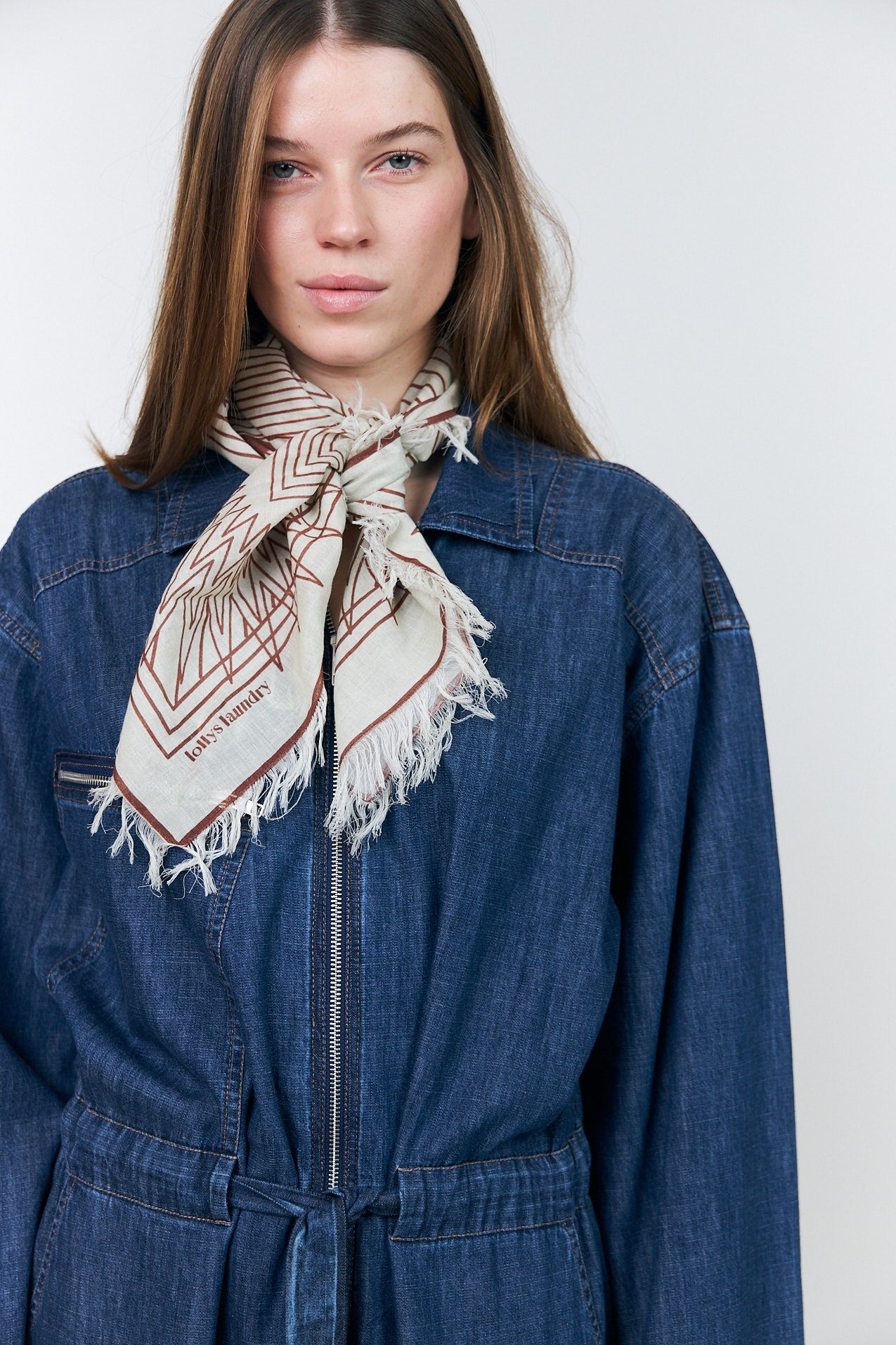 Lollys Laundry NoorLL Tørklæde scarf Brun