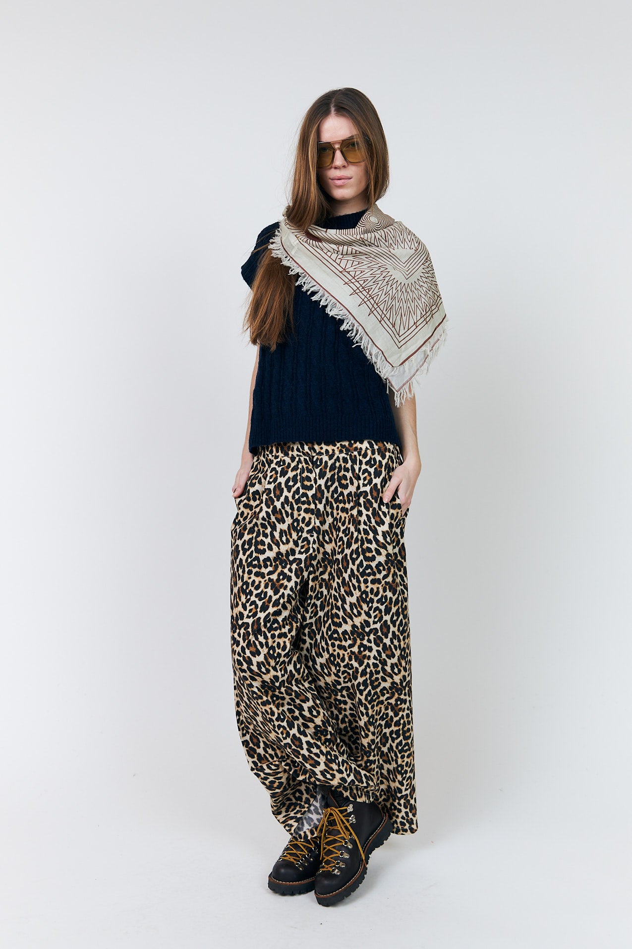 Lollys Laundry NoorLL Tørklæde scarf Brun