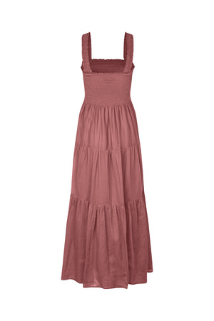 Lollys Laundry NudaLL Maxi Kjole Dress Bordeaux