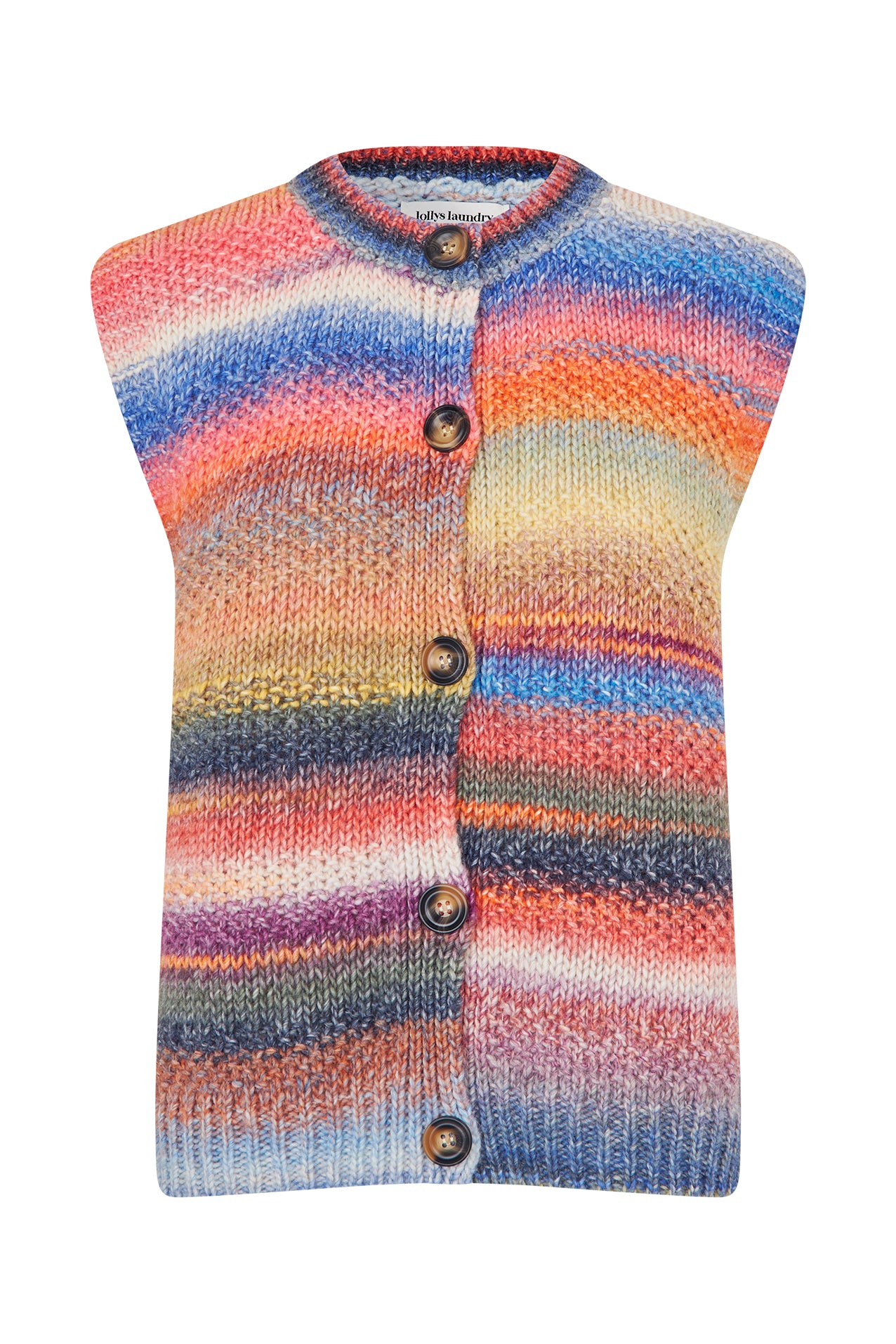 Lollys Laundry NynneLL Strikvest Vest 70 Multi