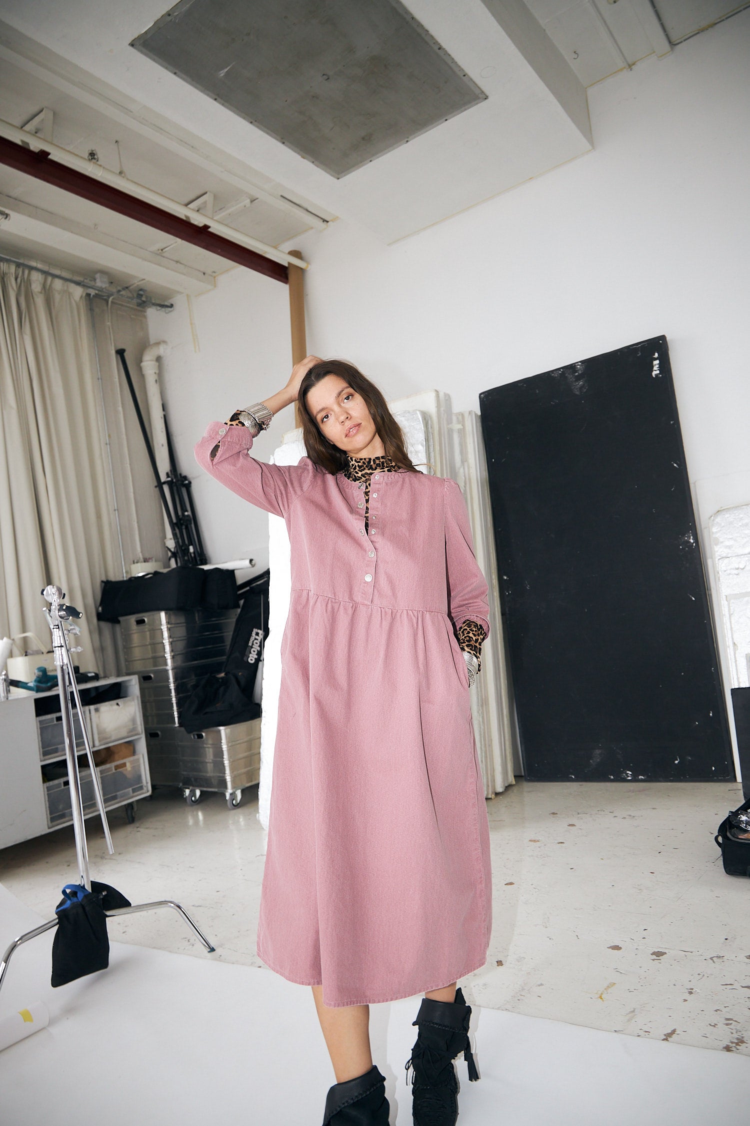 Lollys Laundry OliviaLL Midi Kjole Dress 68 Plum