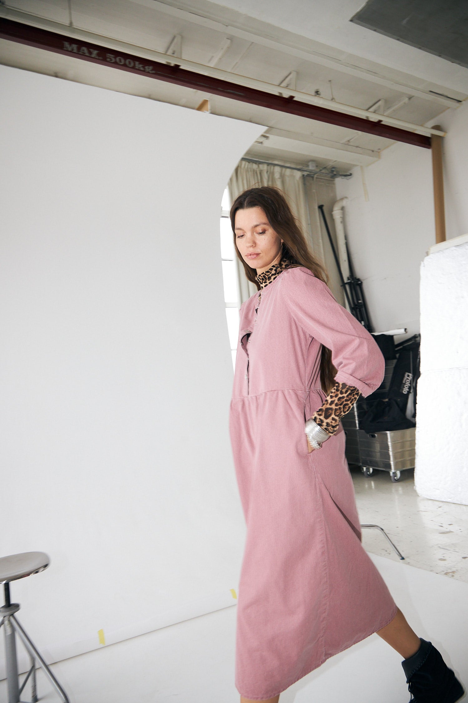 Lollys Laundry OliviaLL Midi Kjole Dress 68 Plum