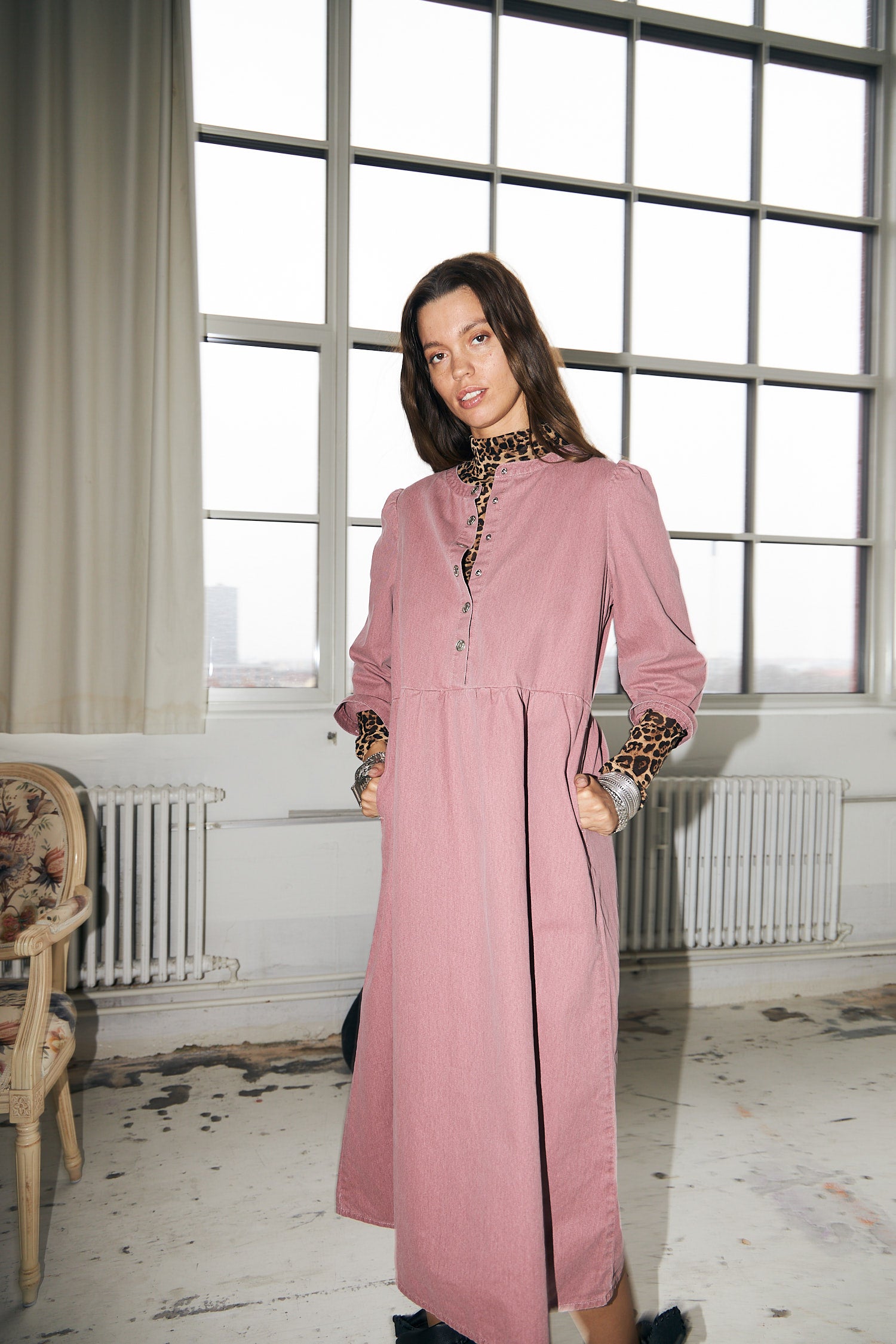 Lollys Laundry OliviaLL Midi Kjole Dress 68 Plum