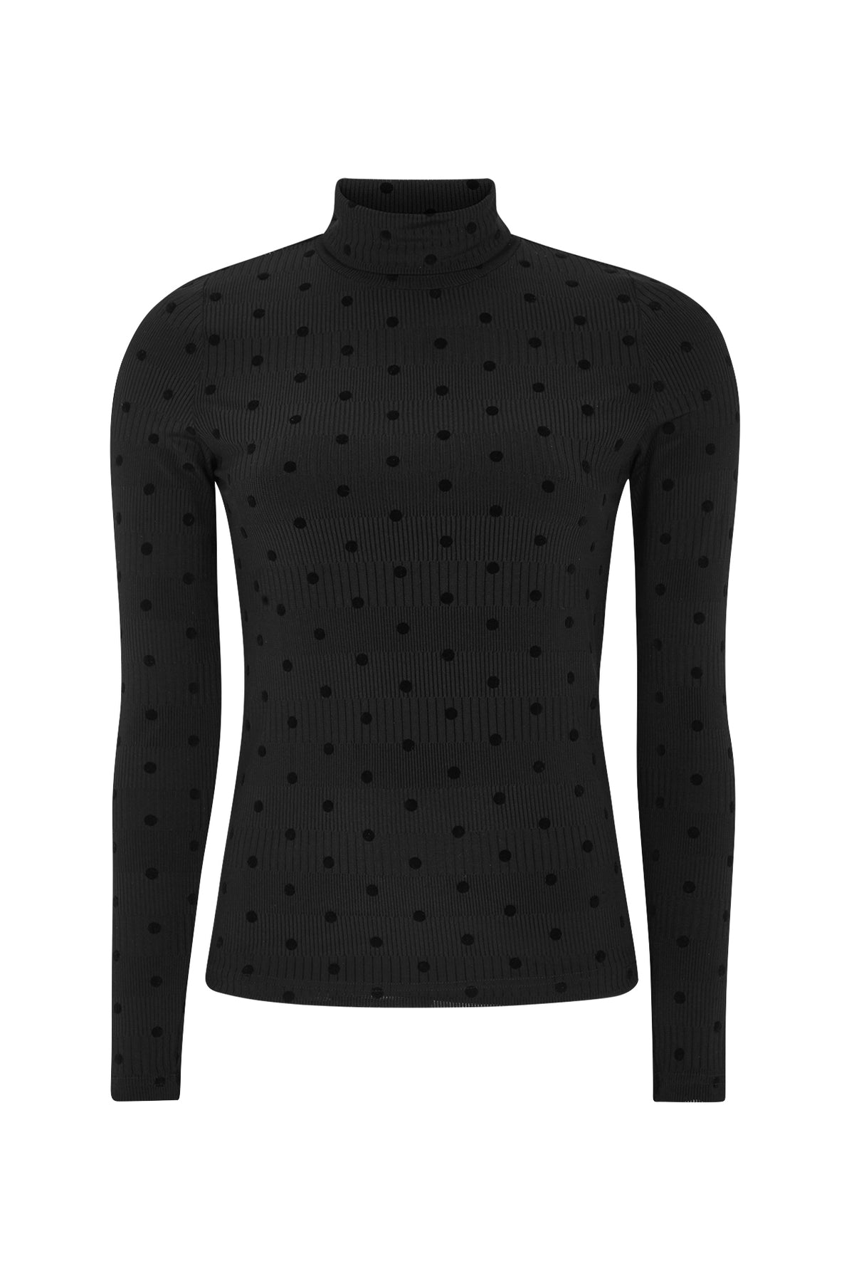 Lollys Laundry OrieLL Bluse høj hals Blouse Sort