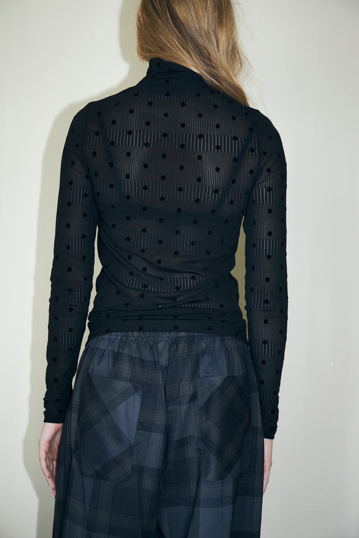 Lollys Laundry OrieLL Bluse høj hals Blouse Sort