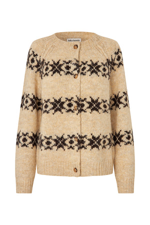 Lollys Laundry PadovaLL Cardigan Strik Cardigan Creme
