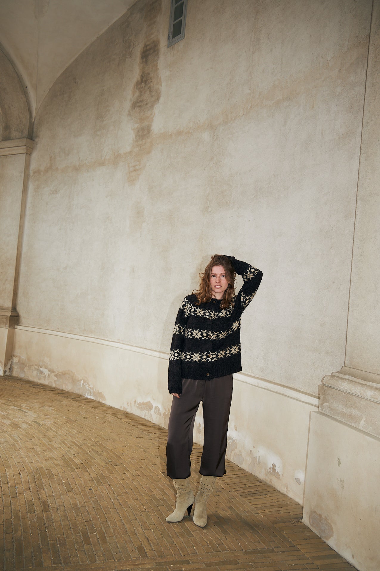 Lollys Laundry PadovaLL Cardigan Strik Cardigan Mørkebrun