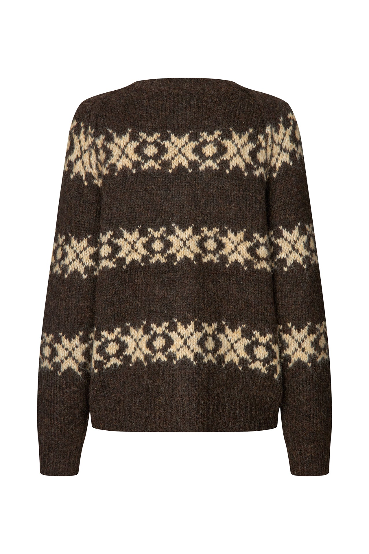 Lollys Laundry PadovaLL Cardigan Strik Cardigan Mørkebrun
