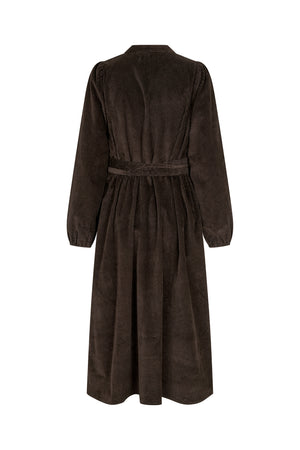 Lollys Laundry ParisLL Midi Dress LS Clothes Brun