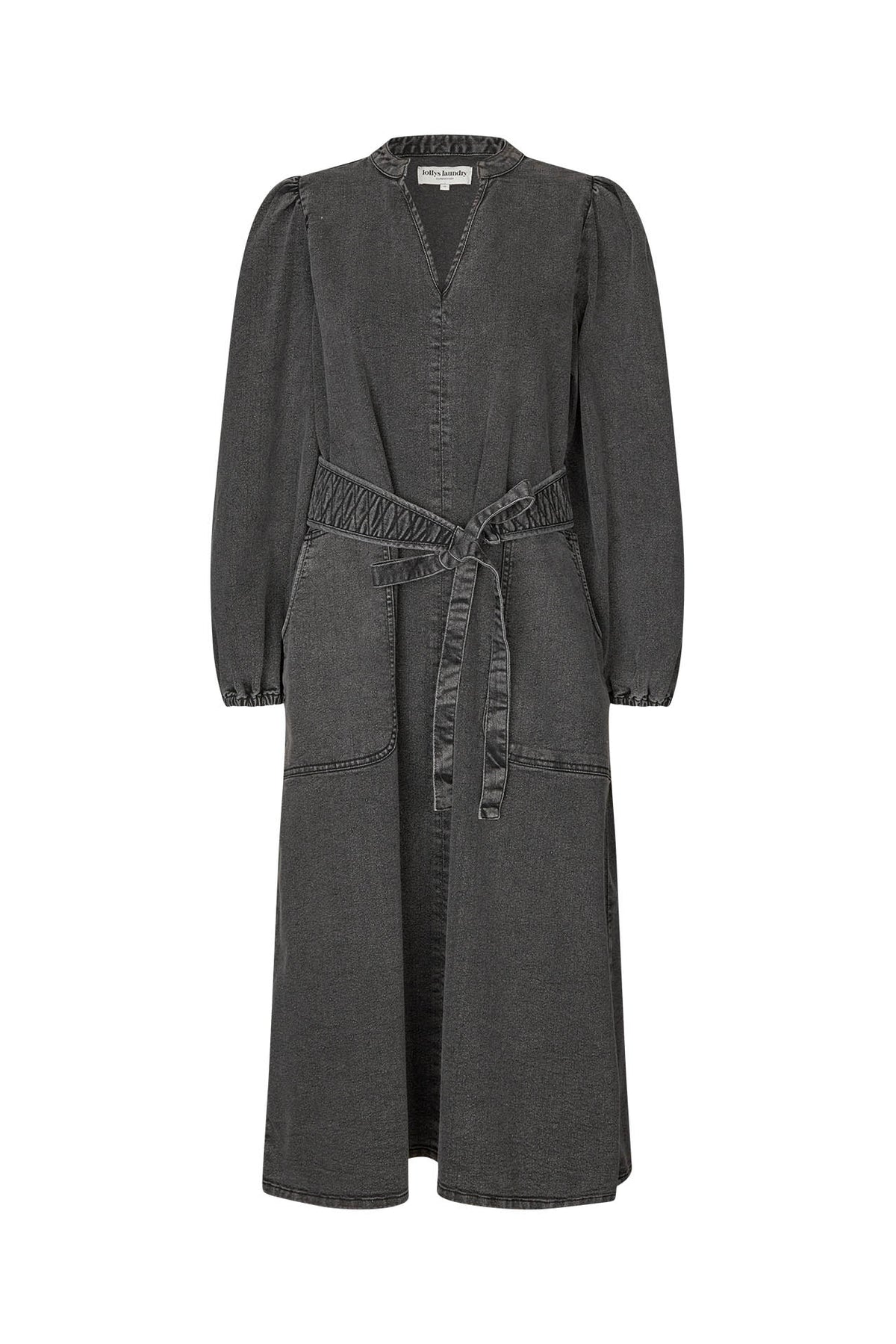 Lollys Laundry ParisLL Midi Kjole Dress Vasket sort