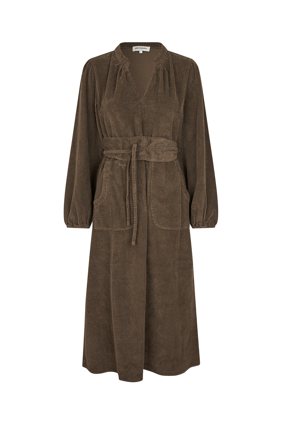 Lollys Laundry ParisLL Midi Kjole Dress Mørkebrun