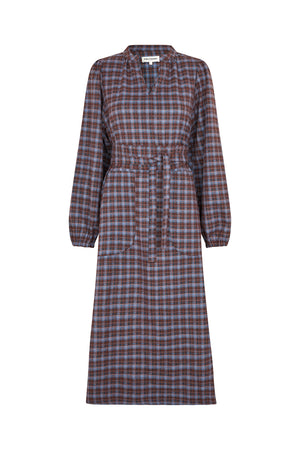 Lollys Laundry ParisLL Midi Kjole Dress Bordeaux