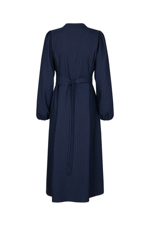 Lollys Laundry ParisLL Midi Kjole Dress Navy