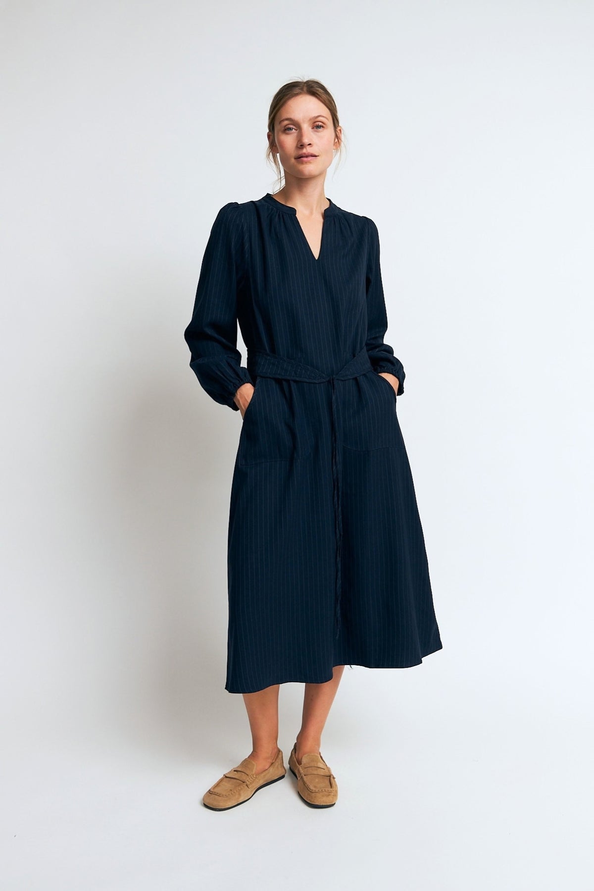ParisLL Midi Kjole - Navy