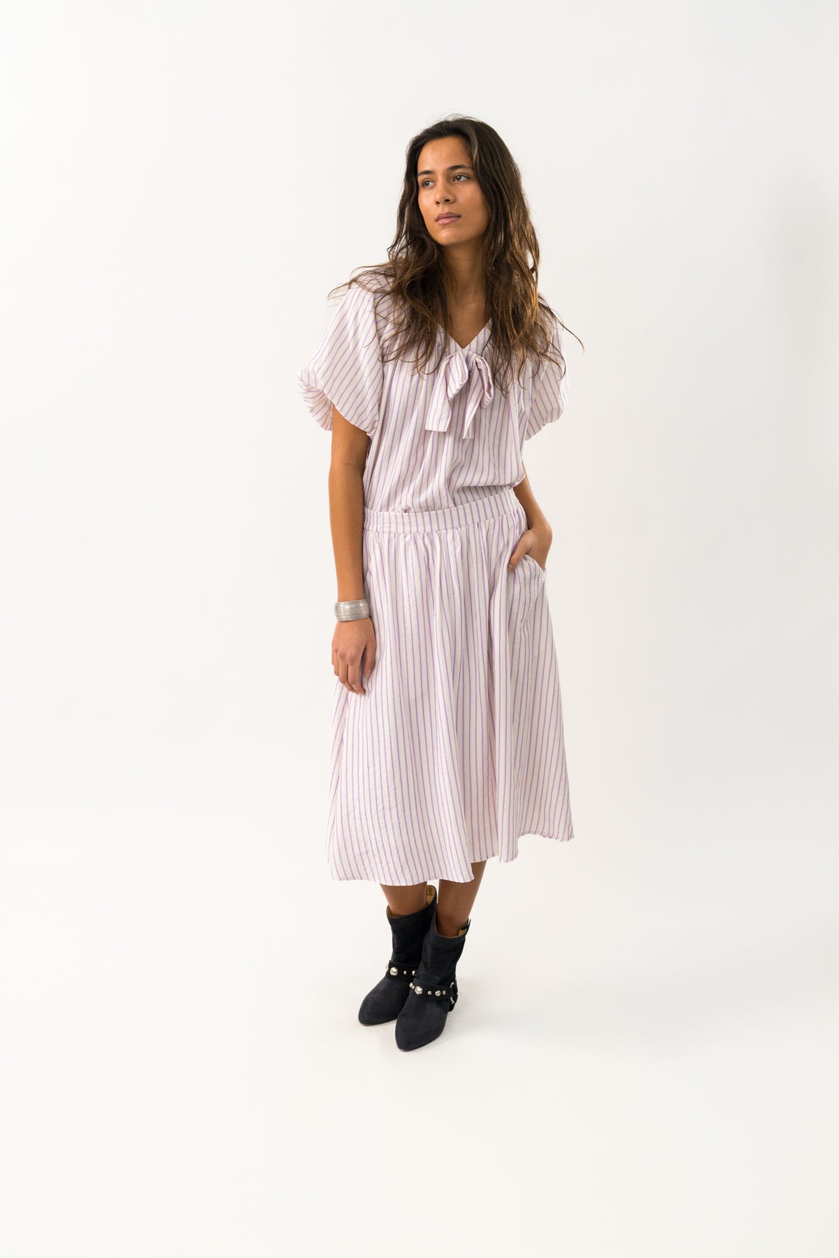 Lollys Laundry PineLL Bluse Blouse Lilla