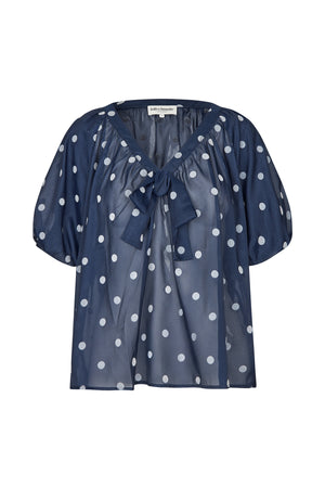 Lollys Laundry PineLL Bluse Blouse Mørkeblå