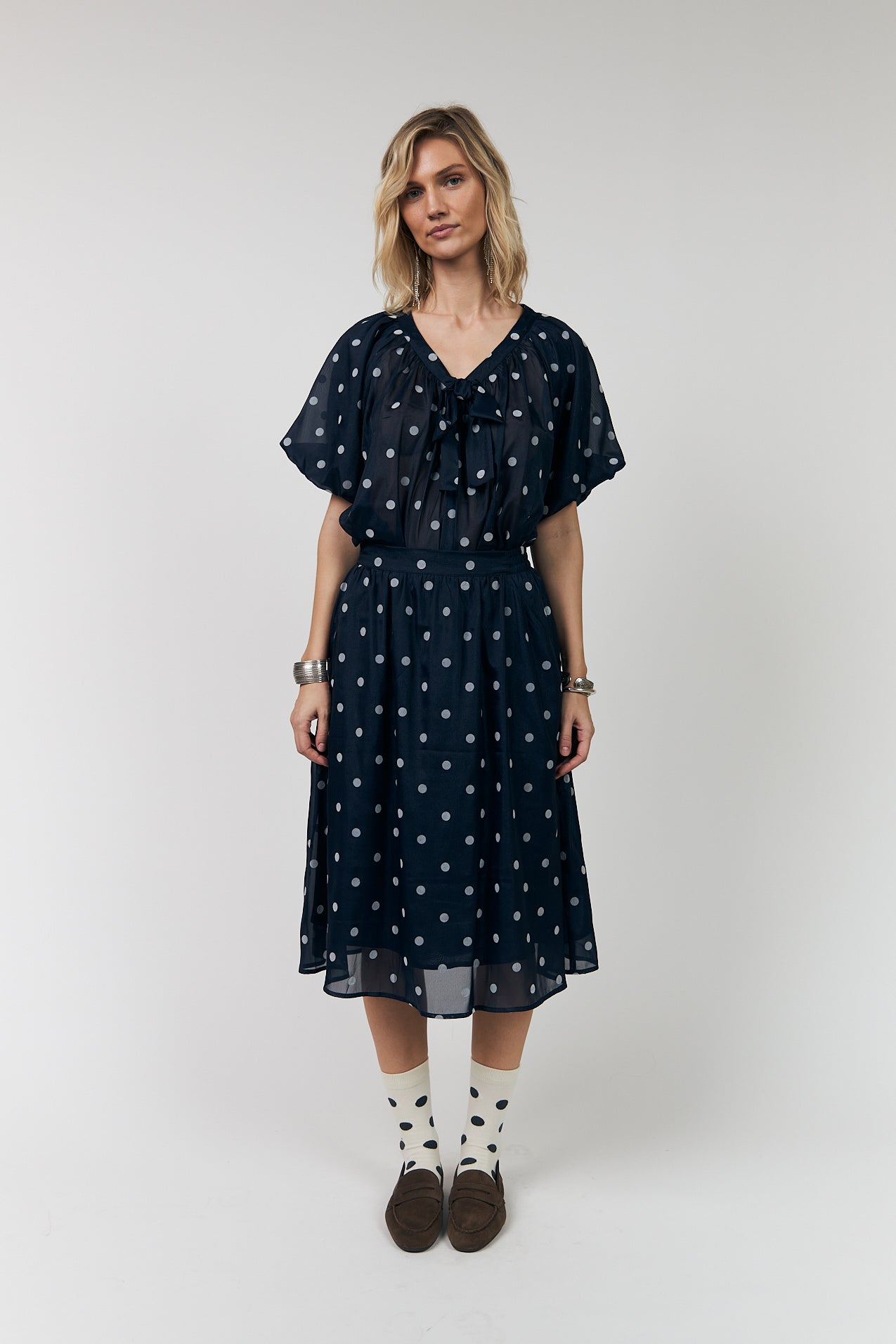 PineLL Bluse - Dark Blue