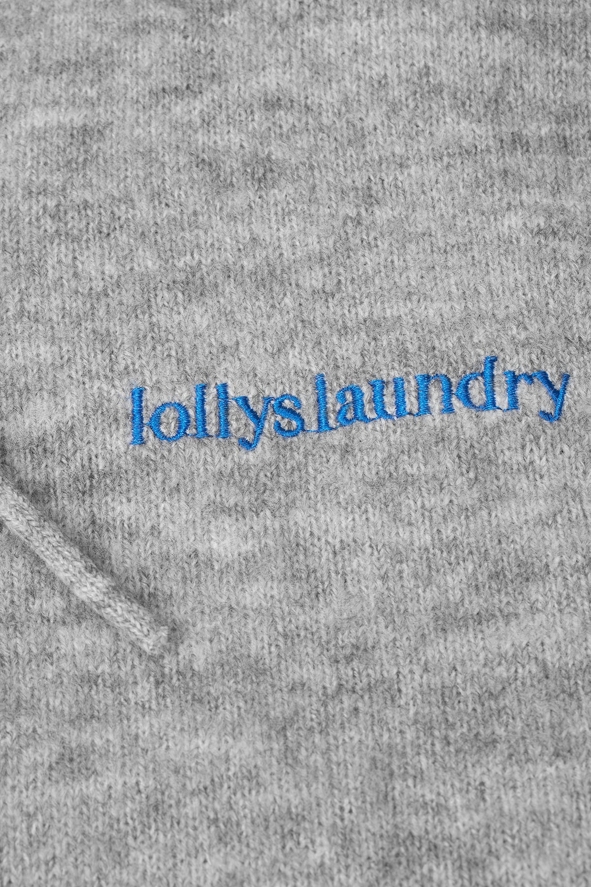 Lollys Laundry PortlandLL Knit Hoodie Jumper Grå Melange